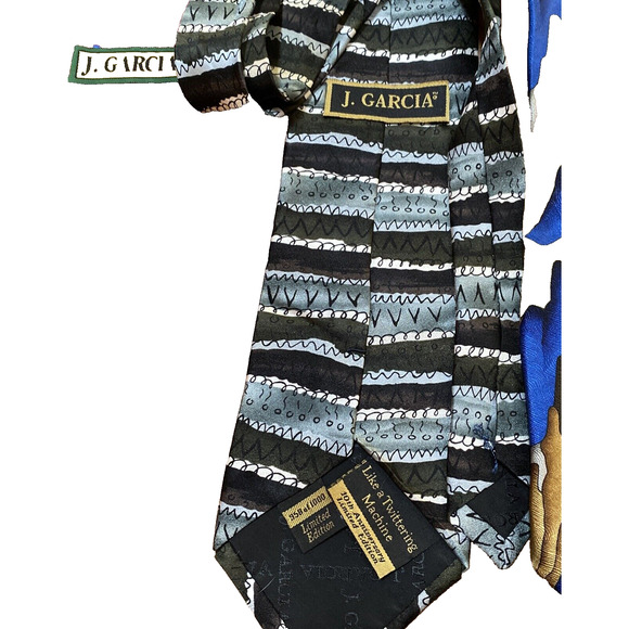 Jerry Garcia Neck Ties 100% Silk Neckties Lot of 5 Abstract Colorful Variety - Picture 5 of 12